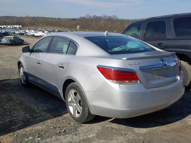 1G4GA5EC8BF153491 - 2011 BUICK LACROSSE C SILVER photo 3