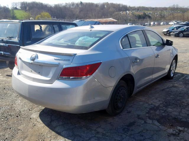 1G4GA5EC8BF153491 - 2011 BUICK LACROSSE C SILVER photo 4