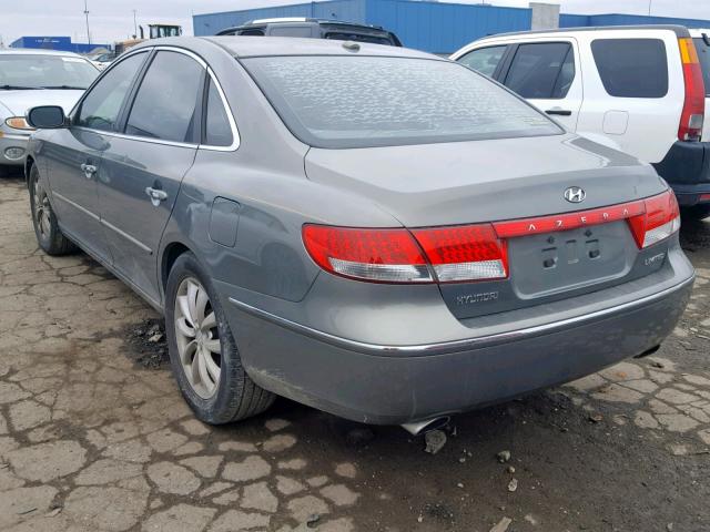 KMHFC46F77A227691 - 2007 HYUNDAI AZERA SE GREEN photo 3