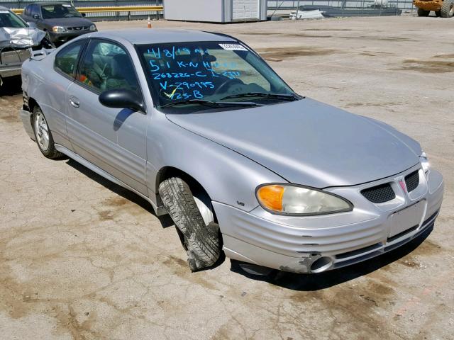 1G2NF12E62C290995 - 2002 PONTIAC GRAND AM S GRAY photo 1