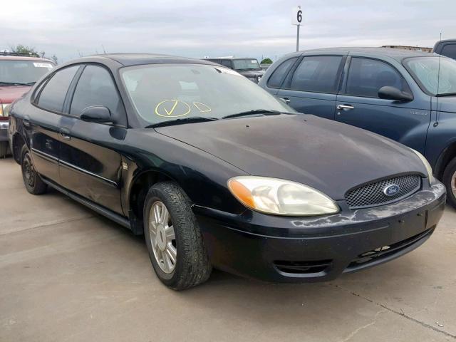 1FAFP56S64A163480 - 2004 FORD TAURUS SEL BLACK photo 1