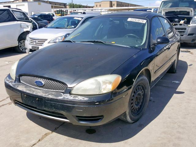 1FAFP56S64A163480 - 2004 FORD TAURUS SEL BLACK photo 2