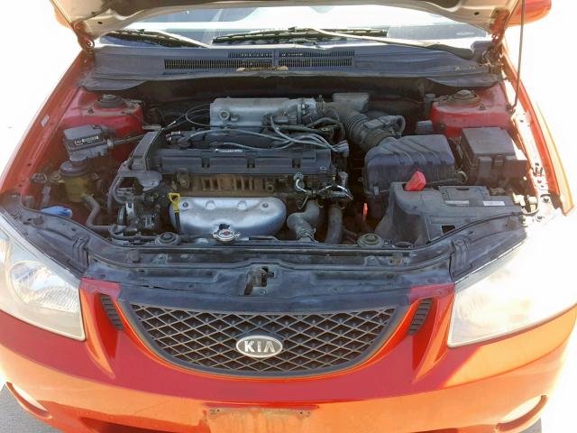 KNAFE161665363588 - 2006 KIA SPECTRA5 RED photo 7