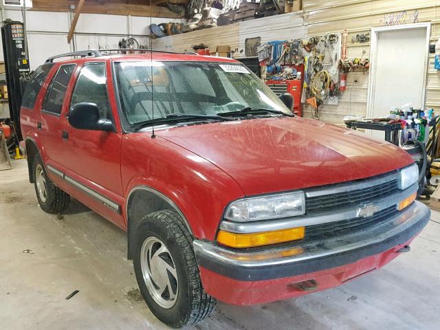 1GNDT13W9W2242420 - 1998 CHEVROLET BLAZER RED photo 1