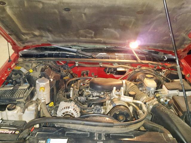 1GNDT13W9W2242420 - 1998 CHEVROLET BLAZER RED photo 7