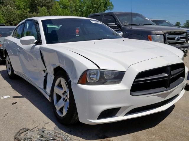 2C3CDXAT6EH203453 - 2014 DODGE CHARGER PO WHITE photo 1