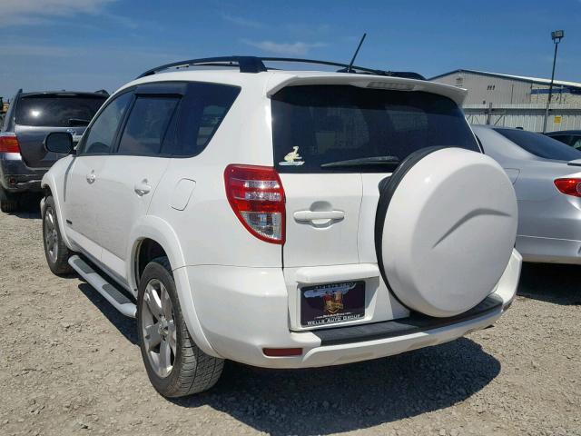 JTMWF4DVXB5036614 - 2011 TOYOTA RAV4 SPORT WHITE photo 3