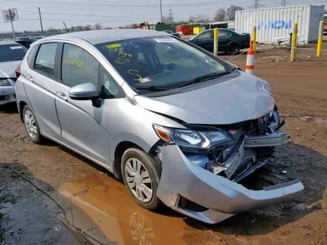 3HGGK5H54FM754032 - 2015 HONDA FIT LX SILVER photo 1