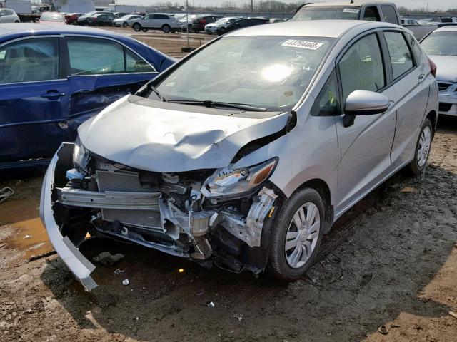 3HGGK5H54FM754032 - 2015 HONDA FIT LX SILVER photo 2