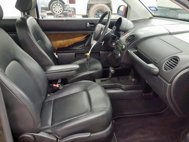 3VWEW31C87M518473 - 2007 VOLKSWAGEN NEW BEETLE შავი ფოტო 5