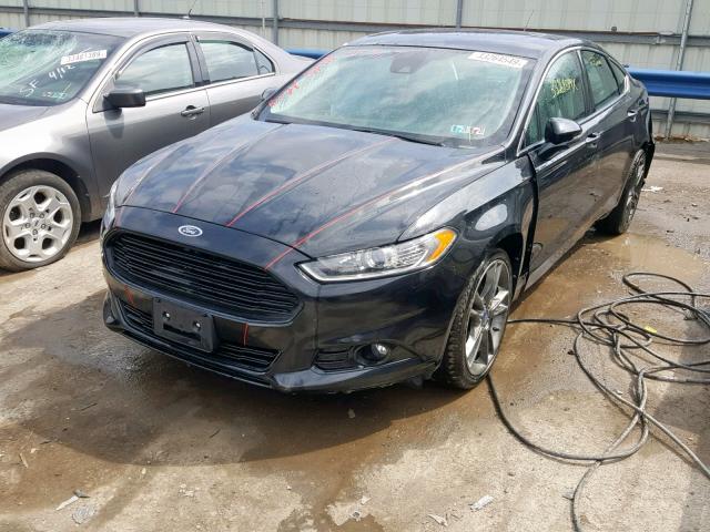 3FA6P0K95DR139537 - 2013 FORD FUSION TIT BLACK photo 2