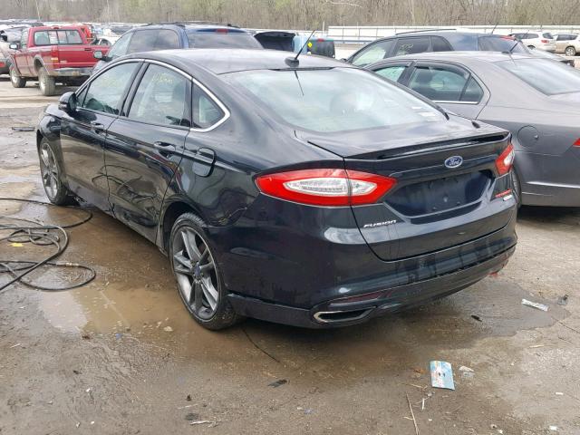 3FA6P0K95DR139537 - 2013 FORD FUSION TIT BLACK photo 3