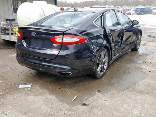 3FA6P0K95DR139537 - 2013 FORD FUSION TIT BLACK photo 4