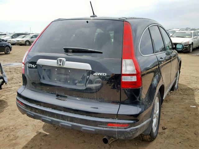 5J6RE4H79AL090860 - 2010 HONDA CR-V EXL BLACK photo 4