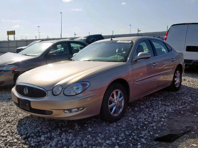 2G4WD532851205842 - 2005 BUICK LACROSSE C GOLD photo 2