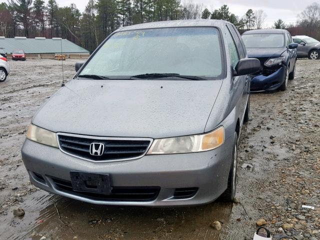 2HKRL18582H535183 - 2002 HONDA ODYSSEY LX GRAY photo 9