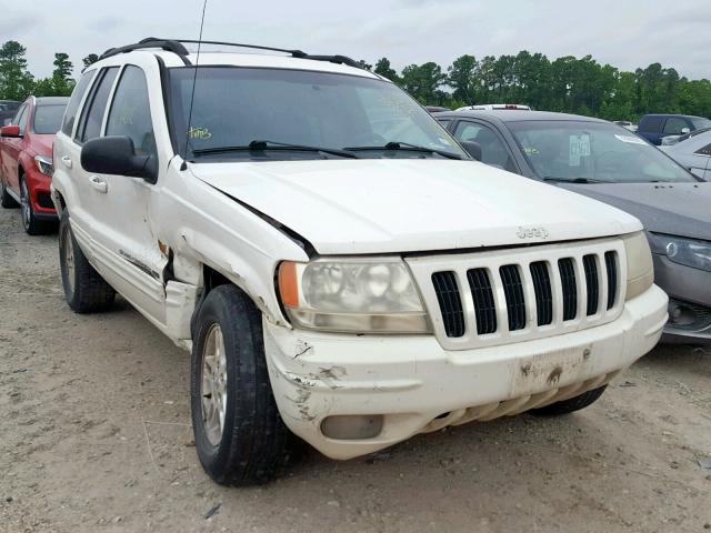 1J4G258N8YC283533 - 2000 JEEP GRAND CHER WHITE photo 1