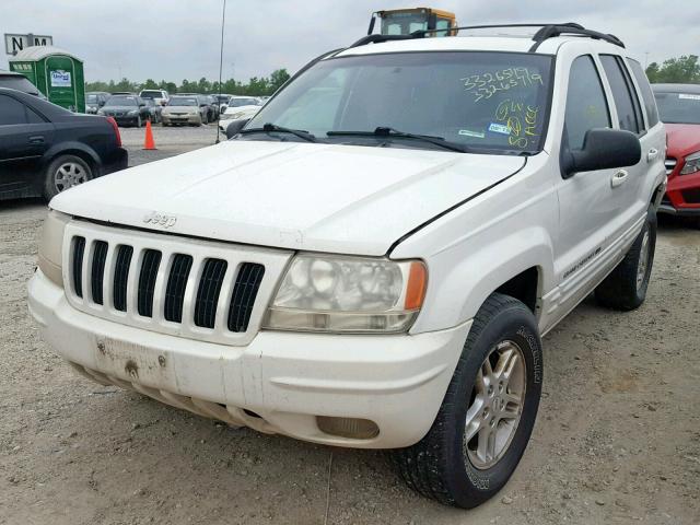 1J4G258N8YC283533 - 2000 JEEP GRAND CHER WHITE photo 2