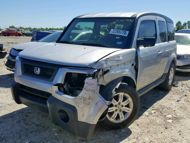 5J6YH18746L006758 - 2006 HONDA ELEMENT EX SILVER photo 2