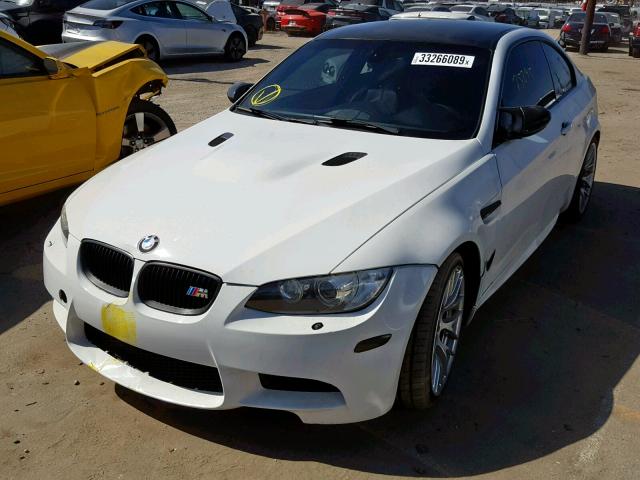 WBSKG9C55BE367684 - 2011 BMW M3 WHITE photo 2