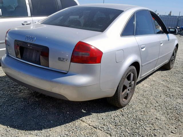 WAUED64B81N102107 - 2001 AUDI A6 2.7T QU SILVER photo 4