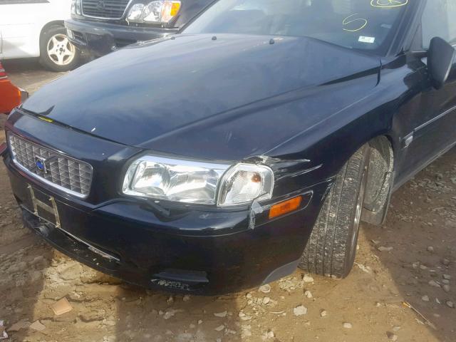 YV1TS59H941365932 - 2004 VOLVO S80 2.5T BLACK photo 10