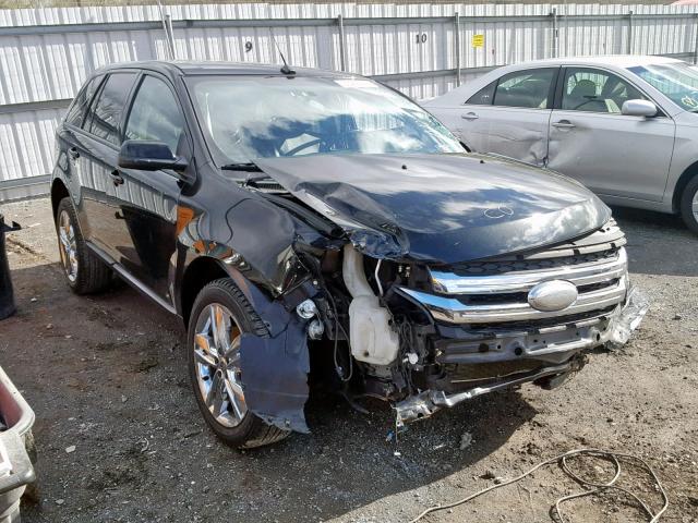 2FMDK4JC8CBA95868 - 2012 FORD EDGE SEL BLACK photo 1