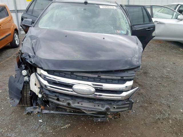 2FMDK4JC8CBA95868 - 2012 FORD EDGE SEL BLACK photo 7