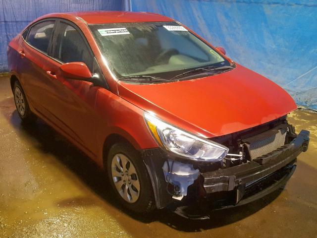 KMHCT4AE0HU307562 - 2017 HYUNDAI ACCENT SE RED photo 1