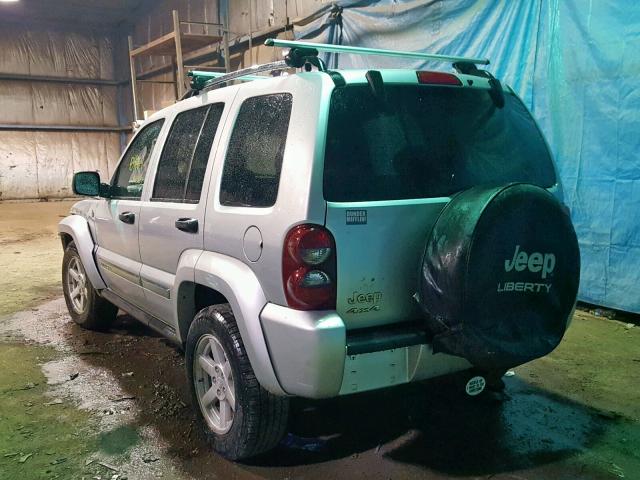 1J4GL58K95W501041 - 2005 JEEP LIBERTY LI SILVER photo 3