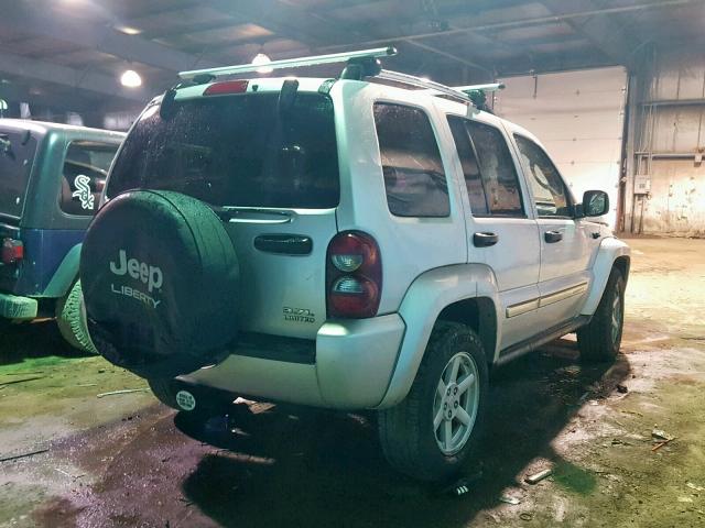 1J4GL58K95W501041 - 2005 JEEP LIBERTY LI SILVER photo 4