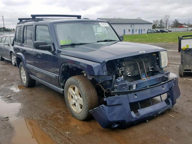 1J8HG48K86C238903 - 2006 JEEP COMMANDER BLUE photo 1