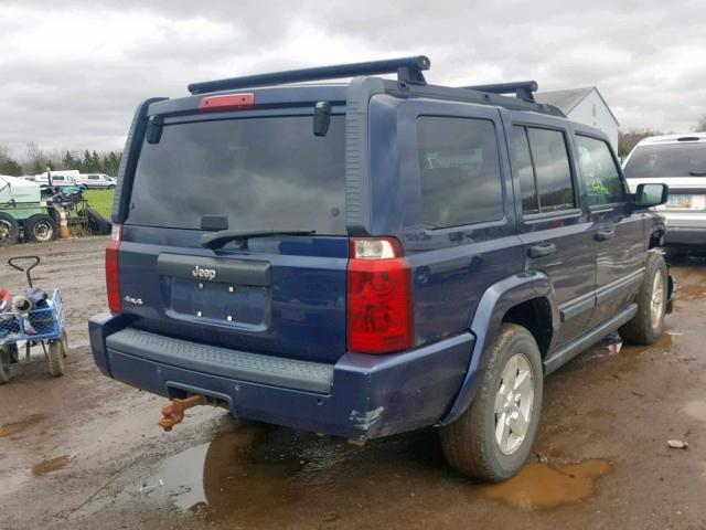 1J8HG48K86C238903 - 2006 JEEP COMMANDER BLUE photo 4