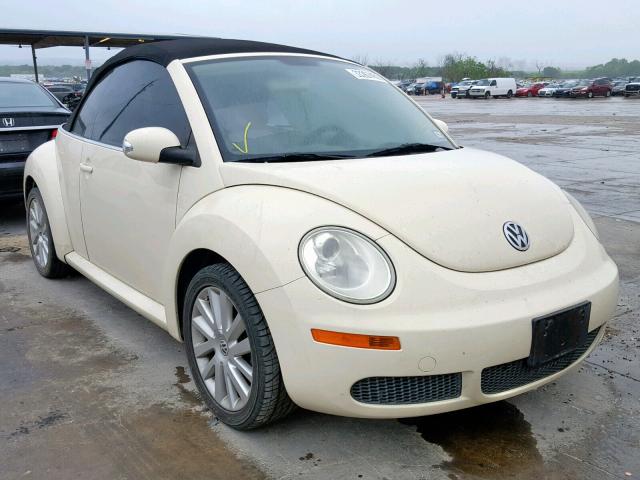 3VWRF31Y78M405077 - 2008 VOLKSWAGEN NEW BEETLE Creme Foto 1