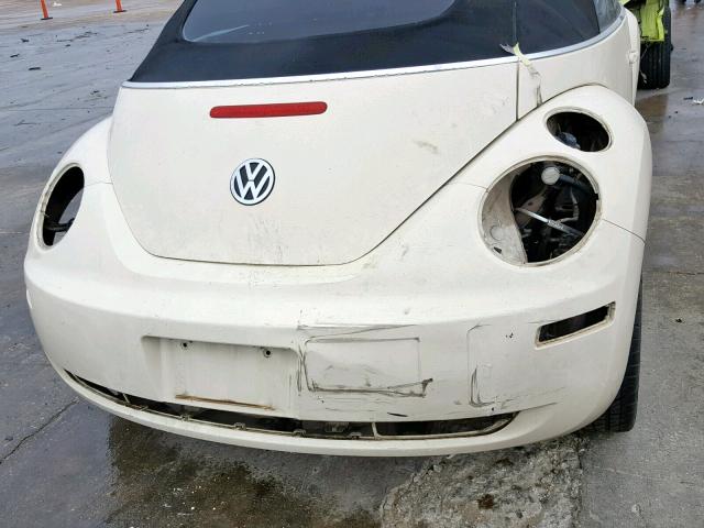 3VWRF31Y78M405077 - 2008 VOLKSWAGEN NEW BEETLE Creme Foto 9