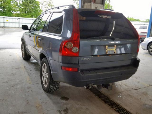 YV1CZ852451193776 - 2005 VOLVO XC90 V8 BLUE photo 3