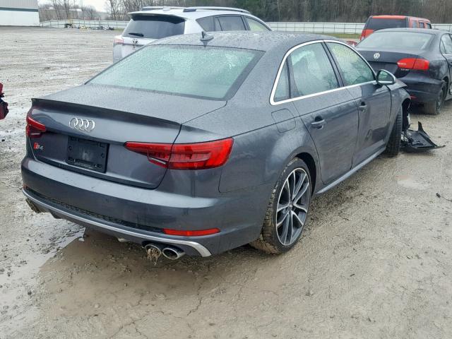 WAUC4AF48JA003268 - 2018 AUDI S4 PRESTIG CHARCOAL photo 4