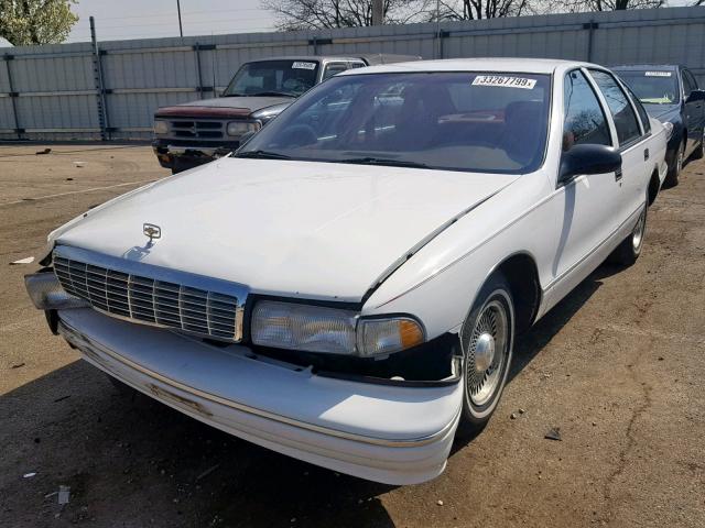 1G1BL52W6TR153120 - 1996 CHEVROLET CAPRICE CL WHITE photo 2