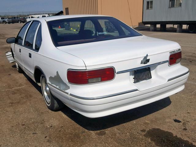 1G1BL52W6TR153120 - 1996 CHEVROLET CAPRICE CL WHITE photo 3