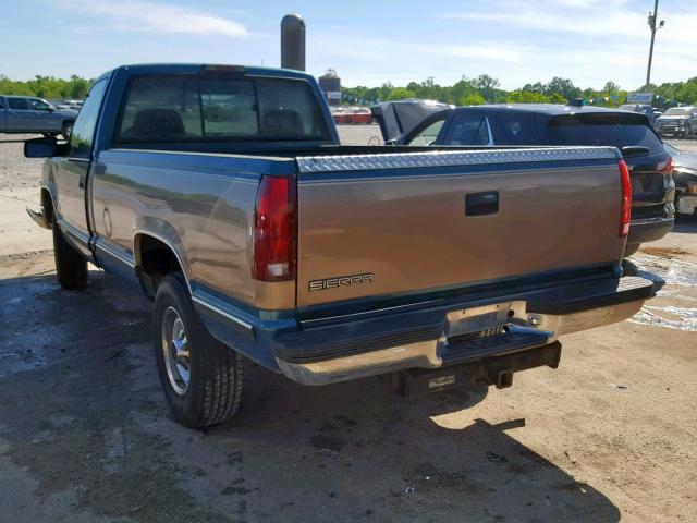 1GTGC24RXVZ514497 - 1997 GMC SIERRA C25 GREEN photo 3