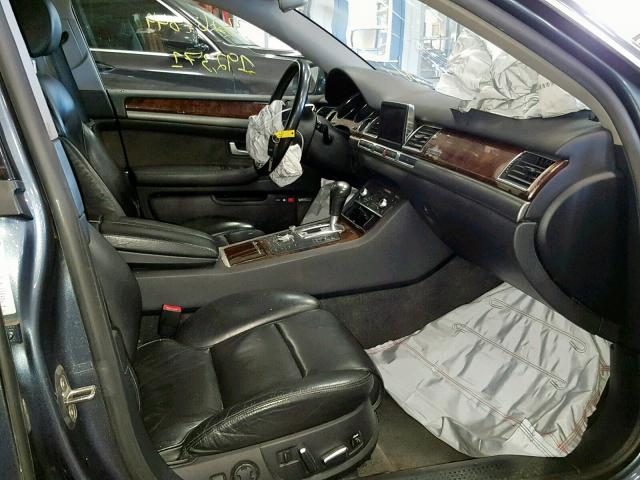 WAUML44E95N002715 - 2005 AUDI A8 L QUATT BLUE photo 5