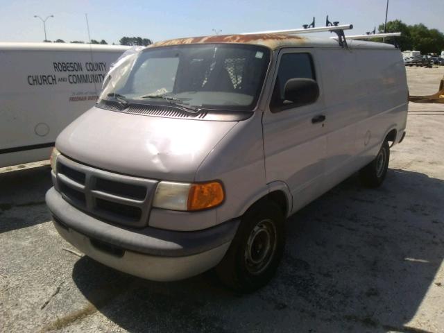 2B7JB21Y4WK129137 - 1998 DODGE RAM VAN B2 WHITE photo 2