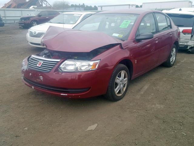1G8AJ58F56Z125663 - 2006 SATURN ION LEVEL MAROON photo 2