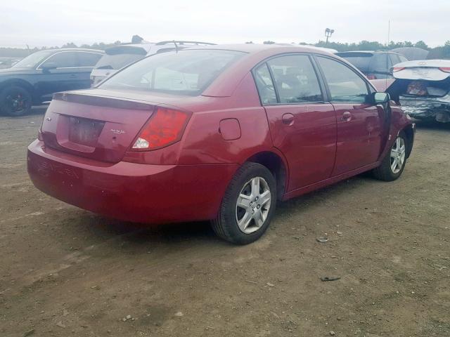 1G8AJ58F56Z125663 - 2006 SATURN ION LEVEL MAROON photo 4