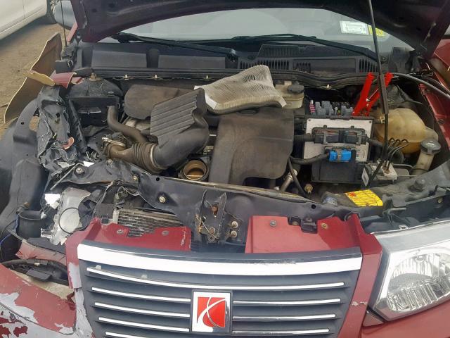 1G8AJ58F56Z125663 - 2006 SATURN ION LEVEL MAROON photo 7