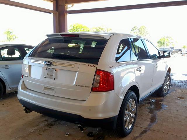 2FMDK3KC5BBA81577 - 2011 FORD EDGE LIMIT WHITE photo 4