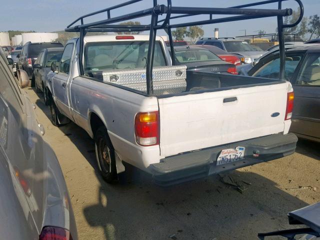 1FTYR10XXXPB81444 - 1999 FORD RANGER WHITE photo 3