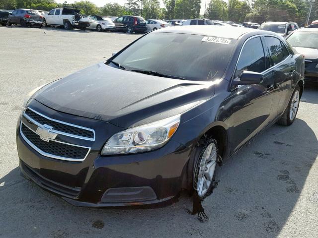 1G11D5RR1DF111580 - 2013 CHEVROLET MALIBU 1LT BLACK photo 2