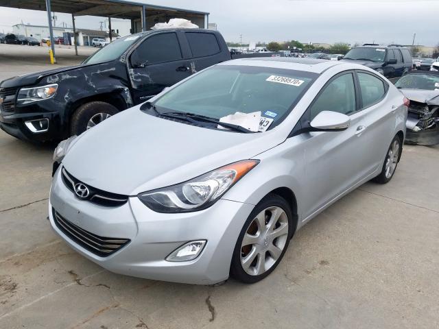 KMHDH4AE3CU281621 - 2012 HYUNDAI ELANTRA GLS  photo 2