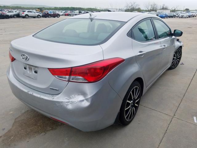 KMHDH4AE3CU281621 - 2012 HYUNDAI ELANTRA GLS  photo 4